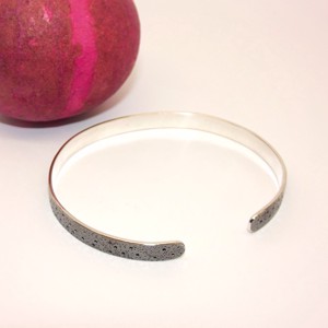 Brățară Crater, brățară de argint pentru bărbați sau femei, 19 cm, reglabilă (EK.009) -  - Artynos.ro