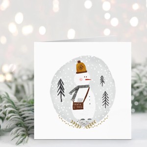 felicitare de Craciun, felicitare festiva, om de zapada, , , ARTYNOS