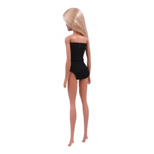 Body negru, rochie, costum de baie � îmbrăcăminte pentru păpuși de tip Barbie (a014fk) - jucării și echipamente pentru copii - jucării și accesorii pentru copii - haine de barbie - Artynos.ro