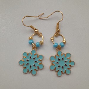 Cercei de Craciun - fulg de nea - Artynos.ro