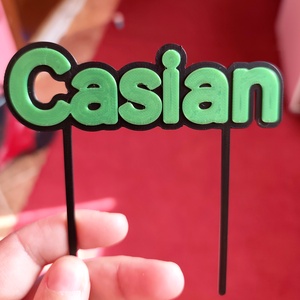 Topper Nume, Accesorii nunta, Materiale decor pentru nunta, Decoratiuni tort de nunta, Altele, ARTYNOS