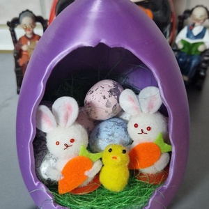 Oua decorative - decor de sărbători - decorațiuni de paște - alte creații de paște - Artynos.ro