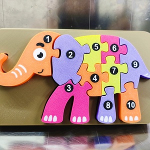 Puzzle montessori animale  - jucării și echipamente pentru copii - jocuri de gândire - curcubeu montessori, jocuri waldorf - Artynos.ro