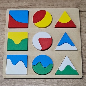 Puzzle montessori , Jucarii si echipamente pentru copii, Jocuri de gandire, Curcubeu Montessori, jocuri Waldorf, Altele, ARTYNOS