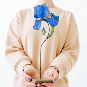 Decoratiuni de masa cu iris albastru, , , ARTYNOS