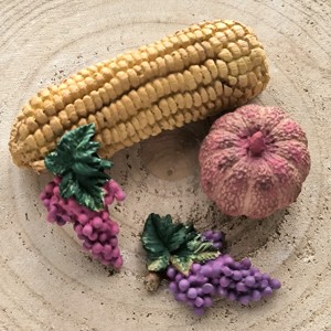 Pachet de decorare de toamna din ipsos pictat, , , ARTYNOS