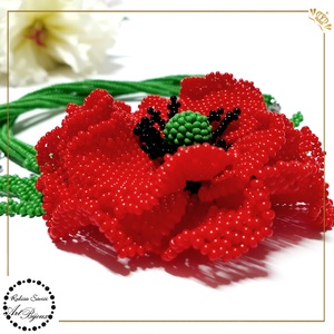 Colier FLOARE DE MAC - bijuterii - coliere - coliere statement - Artynos.ro