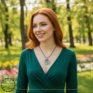 PANDANTIV pisici alb cu negru - Nr.12 - Artynos.ro