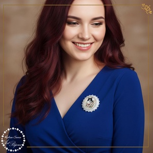 BROSA pisici alb cu negru - Nr.2 - Artynos.ro