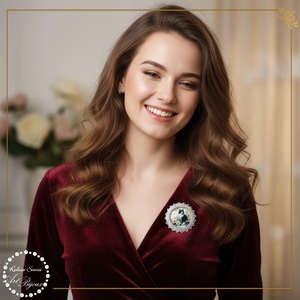 BROSA pisici alb cu negru - Nr.3 - Artynos.ro