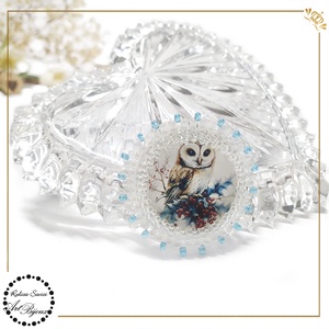 BROȘĂ BUFNIȚĂ - nr.3 - bijuterii - broșe - Artynos.ro