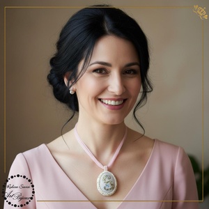 PANDANTIV cu litera S brodata - Artynos.ro