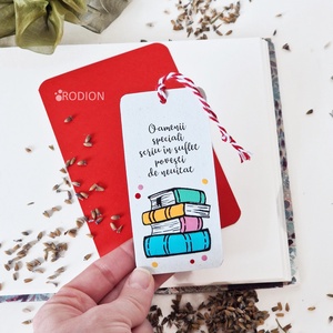 Martisoare semn de carte pictate manual cu mesaj Carti, Bijuterii, Martisor, Obiecte pictate, Pictura, ARTYNOS