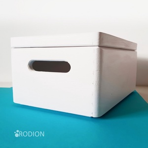 Cufar pentru amintiri pictat manual personalizat cu nume Stitch - jucării și echipamente pentru copii - daruri de botez - Artynos.ro