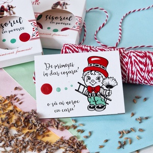 Martisoare cu magnet cosar pictate manual cu mesaje haioase handmade, Bijuterii, Martisor, Obiecte pictate, Pictura, ARTYNOS