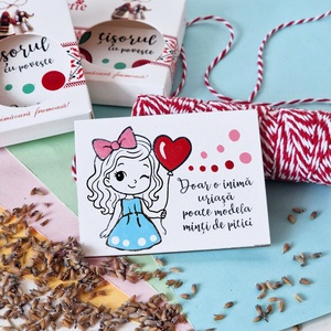 Mărțișoare cu magnet băiețel sau fetita pictate manual cu mesaje haioase handmade - bijuterii - mărțișor - Artynos.ro