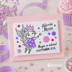 Marturii botez fetita frantuzoaica manual personalizate cu nume - Artynos.ro