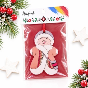 Globuri Craciun Colindatori pictate manual personalizate cu mesaj - crăciun - decorațiuni de crăciun de casă - figurine pentru pomul de crăciun - Artynos.ro