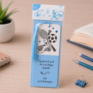 Semn de carte SPORT cadru didactic personalizat cu mesaj lucrat manual - Artynos.ro