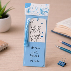 Semn de carte LIMBA LATINA cadru didactic personalizat cu mesaj lucrat manual - Artynos.ro