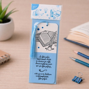 Semn de carte FILOZOFIE cadru didactic personalizat cu mesaj lucrat manual - Artynos.ro