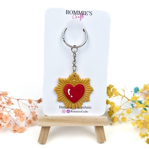 Breloc inima inspirat de Sailor Moon, din lut polimeric - genți și portofele - accesorii genți - breloc - Artynos.ro