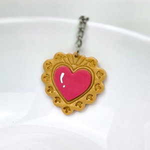 Breloc inima inspirat de Sailor Moon, din lut polimeric, Genti si portofele, Accesorii genti, Breloc, , ARTYNOS