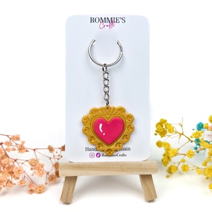 Breloc inima inspirat de Sailor Moon, din lut polimeric - genți și portofele - accesorii genți - breloc - Artynos.ro