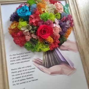 Tablou Decorativ recunoștință cadre didactice- învățătoare,educatoare,profesori ideal pentru serbare, final de an scolar - casă & stil de viață - decorațiuni de casă - accesorii florale - buchete de flori - Artynos.ro
