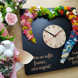 Decorațiune Ceas - Cadre Didactice- învățătoare,educatoare,profesori ideal pentru serbare, final de an scolar - casă & stil de viață - decorațiuni de casă - accesorii florale - buchete de flori - Artynos.ro