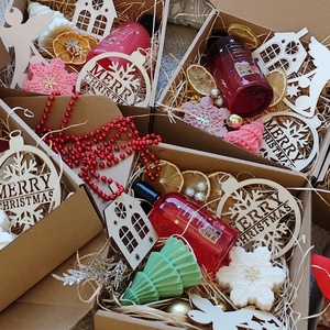 Set de Crăciun, Secret Santa, Christmas Box Gift - crăciun - decorațiuni de crăciun de casă - globuri de crăciun - Artynos.ro