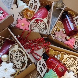 Set de Crăciun, Secret Santa, Christmas Box Gift - crăciun - decorațiuni de crăciun de casă - globuri de crăciun - Artynos.ro
