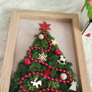 Aranjament, decorațiune Bradut, pentru masa de Craciun, cadou pentru cei dragi.  - crăciun - decorațiuni de crăciun de casă - decor pentru masă de crăciun - Artynos.ro