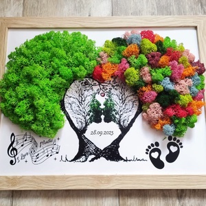 Decorațiune, aranjament, cadou cununie, aniversare ani casnicie, familie - casă & stil de viață - decorațiuni de casă - accesorii florale - buchete de flori - Artynos.ro
