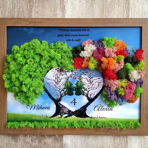 Decorațiune, aranjament, cadou cununie, aniversare ani casnicie, familie - casă & stil de viață - decorațiuni de casă - accesorii florale - buchete de flori - Artynos.ro