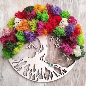 Decorațiune, aranjament, cadou, Pomul Vieții, decorat cu licheni stabilizati - casă & stil de viață - decorațiuni de casă - accesorii florale - buchete de flori - Artynos.ro