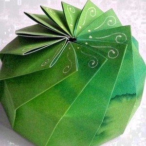 Cutie specială de hârtie verde închis -  - Artynos.ro