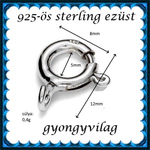 Fermoar pentru lanț de bijuterii din argint 925 ELK 1S 12-1-12e -  - Artynos.ro