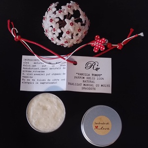 PARFUM SOLID 100% NATURAL CU ULEIURI ESENTIALE - Artynos.ro