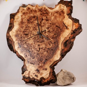 Ceas de perete din lemn, ceas din lemn rustic, -  - Artynos.ro