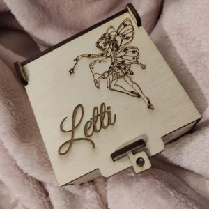 Cutie unica, personalizata, personalizata cu suport pentru dinti pentru zana dintilor, , , ARTYNOS