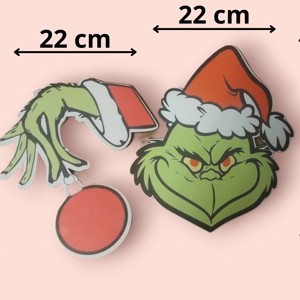 Grinch ornament pentru pomul de Craciun, Craciun, Decoratiuni de Craciun de casa, Figurine pentru pomul de Craciun, , ARTYNOS
