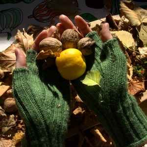 Manusi Tricotate Manual Yulyque - îmbrăcăminte și modă - eșarfe, pălării, fularuri - mănușă - Artynos.ro