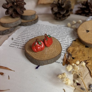 Cercei Dovleac - bijuterii - cercei - cercei cu figurine - Artynos.ro