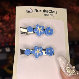 Hair Clip Floare Lut Polimeric - îmbrăcăminte și modă - accesorii păr - bandă de păr și agrafe păr - Artynos.ro