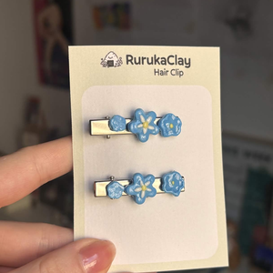 Hair Clip Floare Lut Polimeric - Artynos.ro