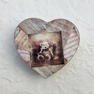 Calendarul Adventului, calendar, inimi  - crăciun - decorațiuni de advent - calendar de advent - Artynos.ro