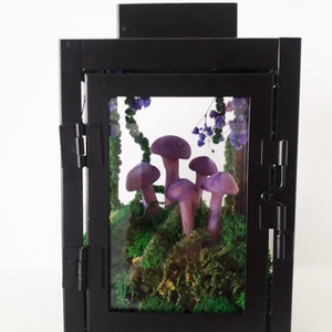 Decor ciuperci luminoase, felinar decorativ, felinar cu LEDuri - casă & stil de viață - lămpi și corpuri de iluminat - lampă de ambianță - Artynos.ro