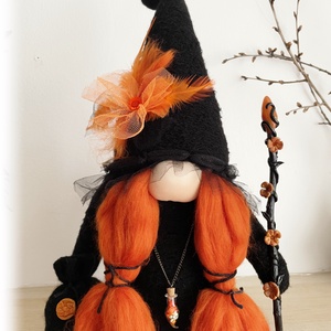 Gnom vrajitoare Freya, Decor Halloween, Casă & Stil de viață, Accesorii pentru decorat casa, Halloween - tot ce ai nevoie pentru petrecere!, Ornamente de Halloween, , ARTYNOS