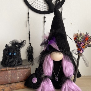Gnom vrajitoare Keira, Decor Halloween, Casă & Stil de viață, Accesorii pentru decorat casa, Halloween - tot ce ai nevoie pentru petrecere!, Ornamente de Halloween, , ARTYNOS